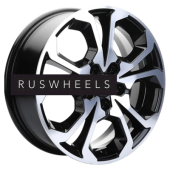 Диски Khomen Wheels 6,5x17/5x114,3 ET45 D54,1 KHW1711 (Coolray) Black-FP