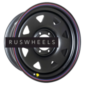 Диски Off-Road Wheels 7x16/6x139,7 ET30 D110 Тойота Ниссан (треуг. мелкий) Черный