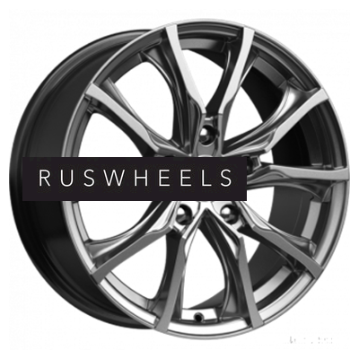 Диски КИК 7,5x17/5x115 ET44 D70,2 Твист (КС697М) Дарк платинум Диски КИК 7,5x17/5x115 ET44 D70,2 Твист (КС697М) Дарк платинум