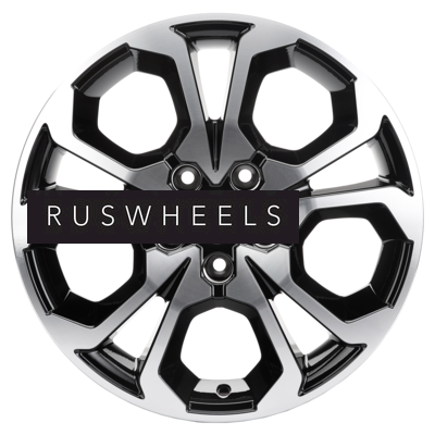 Диски Khomen Wheels 6,5x17/5x114,3 ET50 D66,1 KHW1711 (Arkana/Kaptur) Black-FP