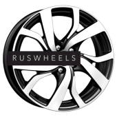 Диски КИК 6,5x16/5x105 ET38 D56,6 Палермо-оригинал (КС607) Алмаз черный Диски КИК 6,5x16/5x105 ET38 D56,6 Палермо-оригинал (КС607) Алмаз черный